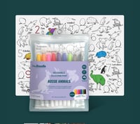 Image 1 of Hey Doodle Reusable Mat Aussie Animals