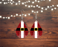 Santa Teardrop Earrings