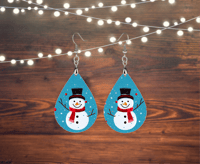 Snowman Earrings