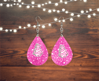 Christmas Cake Earrings