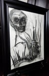 Oh, How I've Waited For You to Fall 18 x 24" [Original Charcoal Drawing Framed]