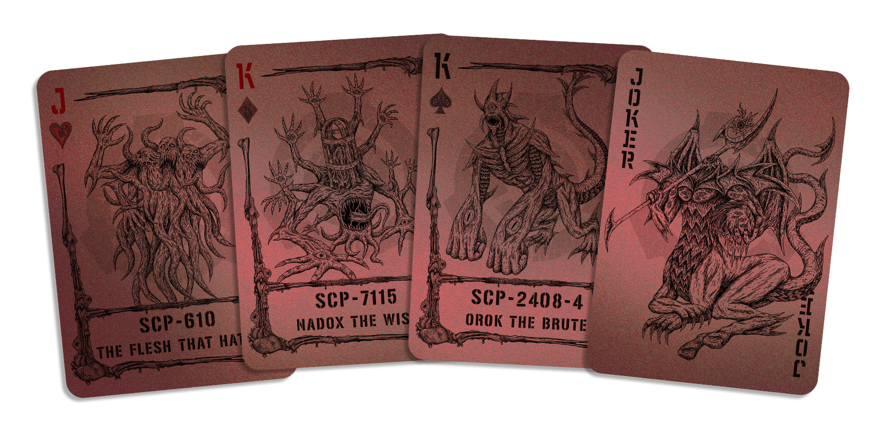 SCP Playing Cards 2nd Edition by Viral Ideas Playing Cards (VIPC