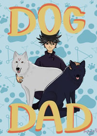 megumi dog dad print 