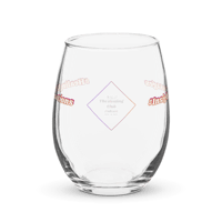 "The Healing Club Podcast" Stemless Wine Glass
