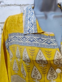 Image 3 of  M/l Sari PJ Lounge set with Bag tassle yellow