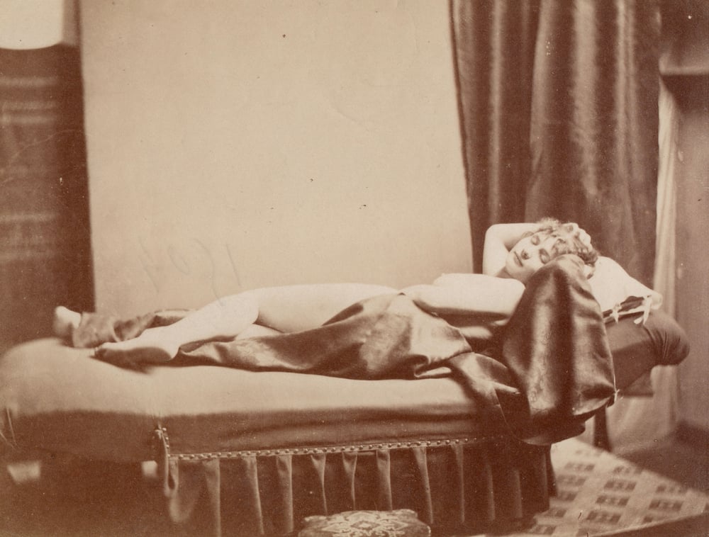 Image of Jean-Baptiste Igout: artist study of a woman, ca. 1875