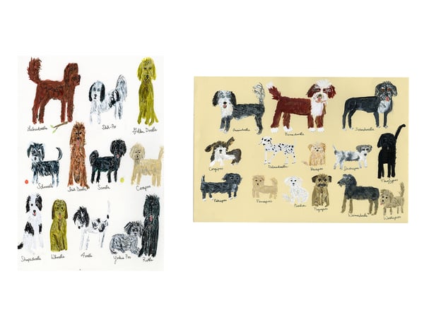 Image of Doodle Dogs - note cards
