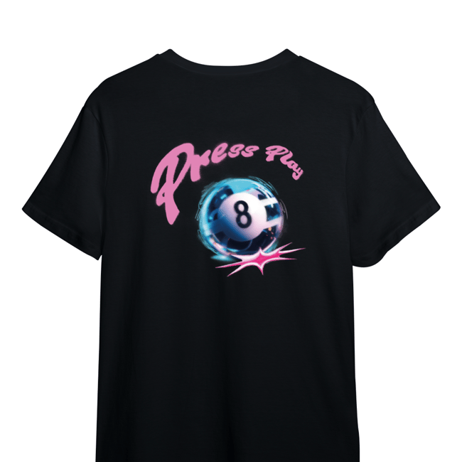 Black 8Pool Tee