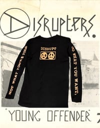 Image 2 of Disrupters bleached longsleeve (double sided)