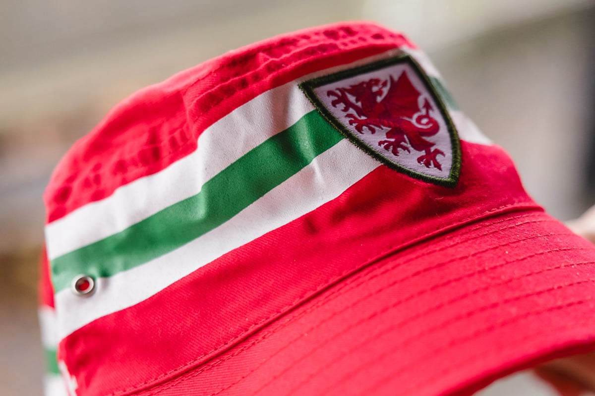 Image of S058 x Y Wall Goch/The Red Wall Collaboration Bucket Hat 