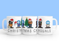Image 1 of Christmas Casuals Vector Cartoon Mug