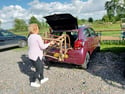 Make a bendy hazel chair