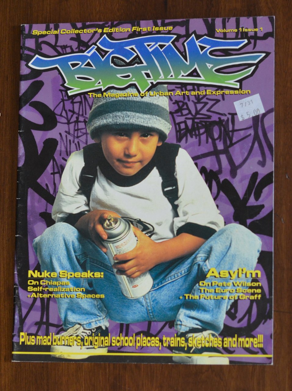BIG TIME MAGAZINE ISSUE 1 | SKATEBOARDS AND GRAFFITI