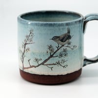 Image 4 of MADE TO ORDER Wren on Blackthorn Mug