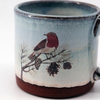 Image 3 of MADE TO ORDER Robin on Pine Branch Mug