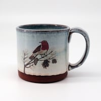 Image 2 of MADE TO ORDER Robin on Pine Branch Mug