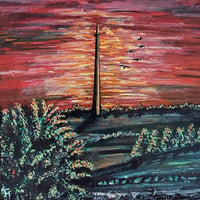 Emley Moor Print