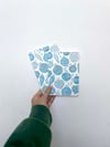 Plantable Christmas Seed Card - Blue Bauble Pattern
