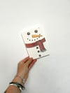 Plantable Christmas Seed Card - Snowman