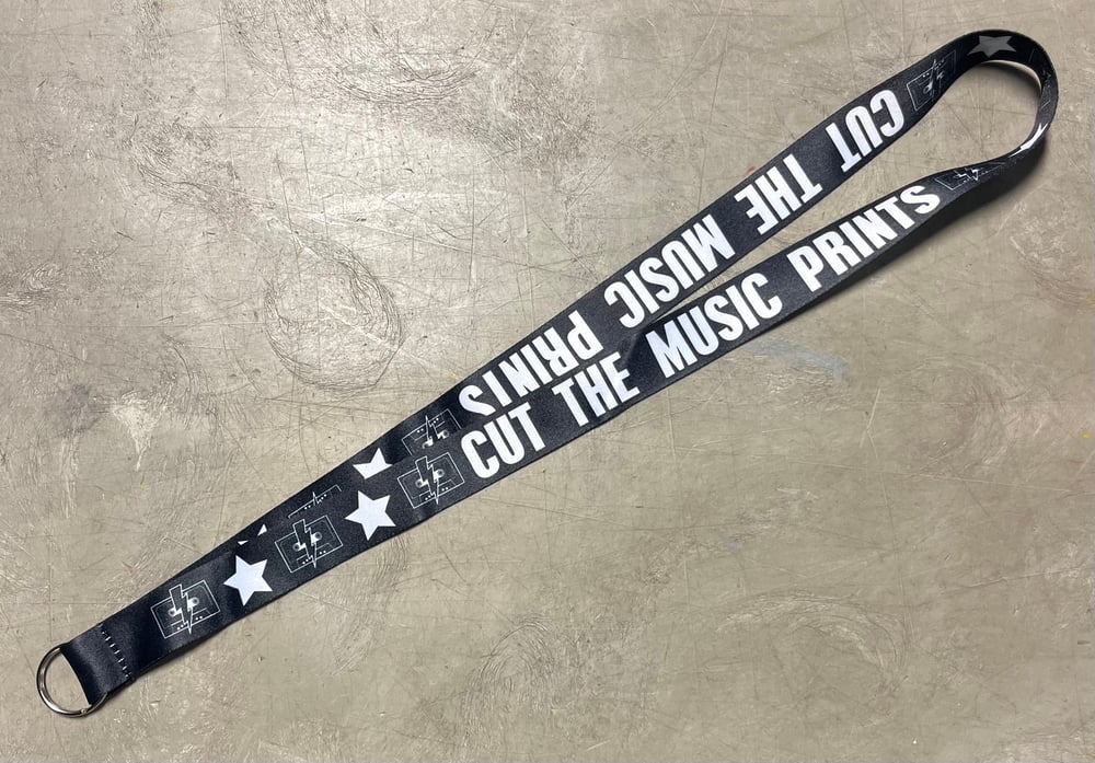Image of Cut The Music Prints Lanyards