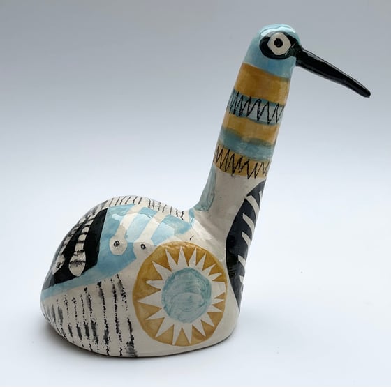Image of Raoul , a handbuilt earthenware bird