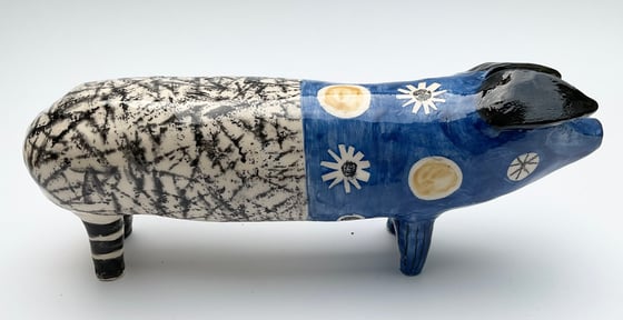 Image of Morton, a hand built earthenware pig