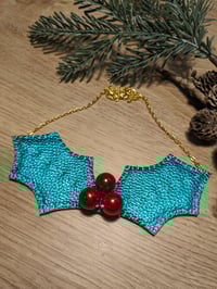 Image 2 of Shiny Holly Berry Necklace