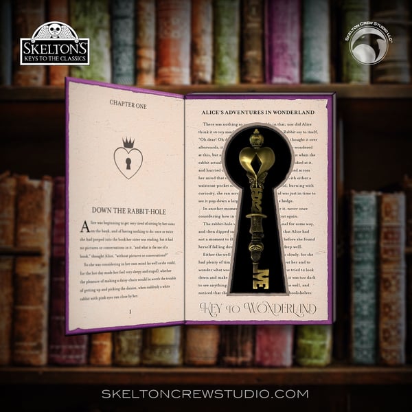 Image of Skelton's Keys to the Classics: The Key to Wonderland from Alice's Adventures in Wonderland!