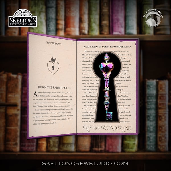 Image of Skelton's Keys to the Classics: The Key to Wonderland Rainbow Edition from Alice in Wonderland!