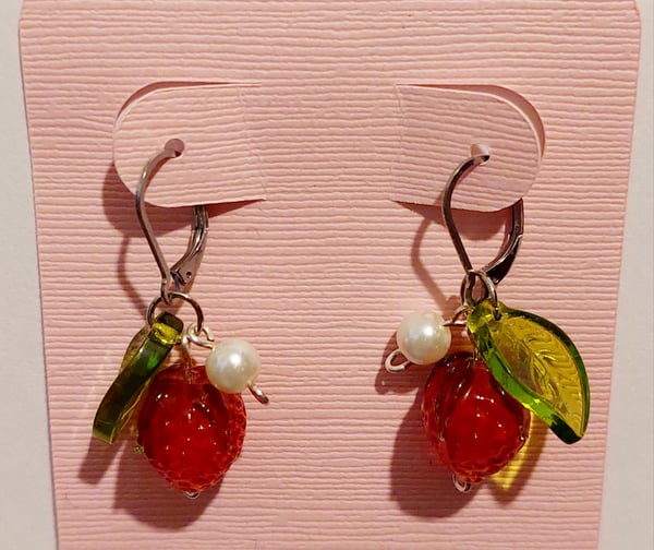 Image of Strawberry dangles