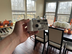Image of c) DISPOSABLE CAMERA (Private Party Tour) (ONLY 5 LEFT!)