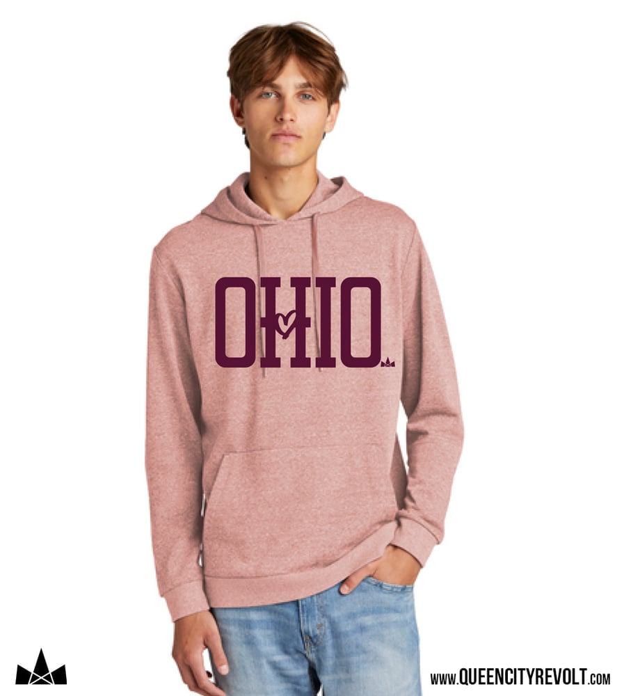 Image of Ohio Love Hoodie, Pink