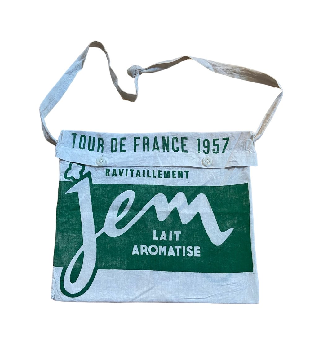 Iconic 1957 Tour de France musette bag