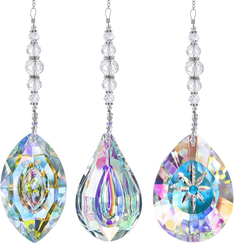 Image of Crystal Suncatchers Hanging Crystals