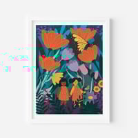 "Butterfly Garden" Artist Print
