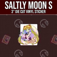 Salty Moon S Vinyl Sticker