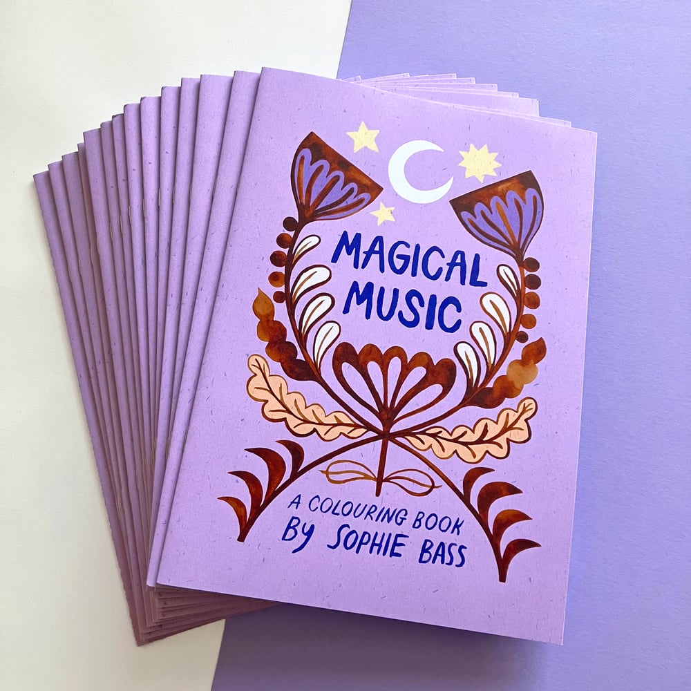Magical Music colouring book