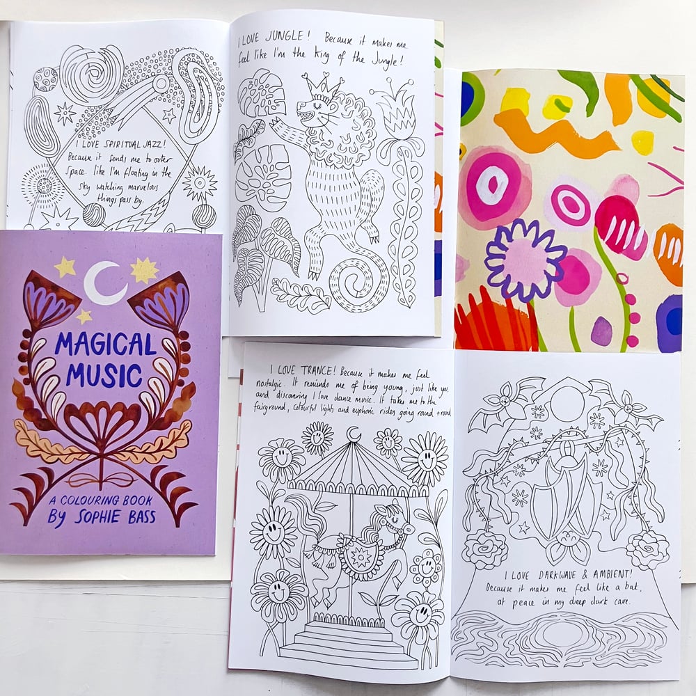 Magical Music colouring book