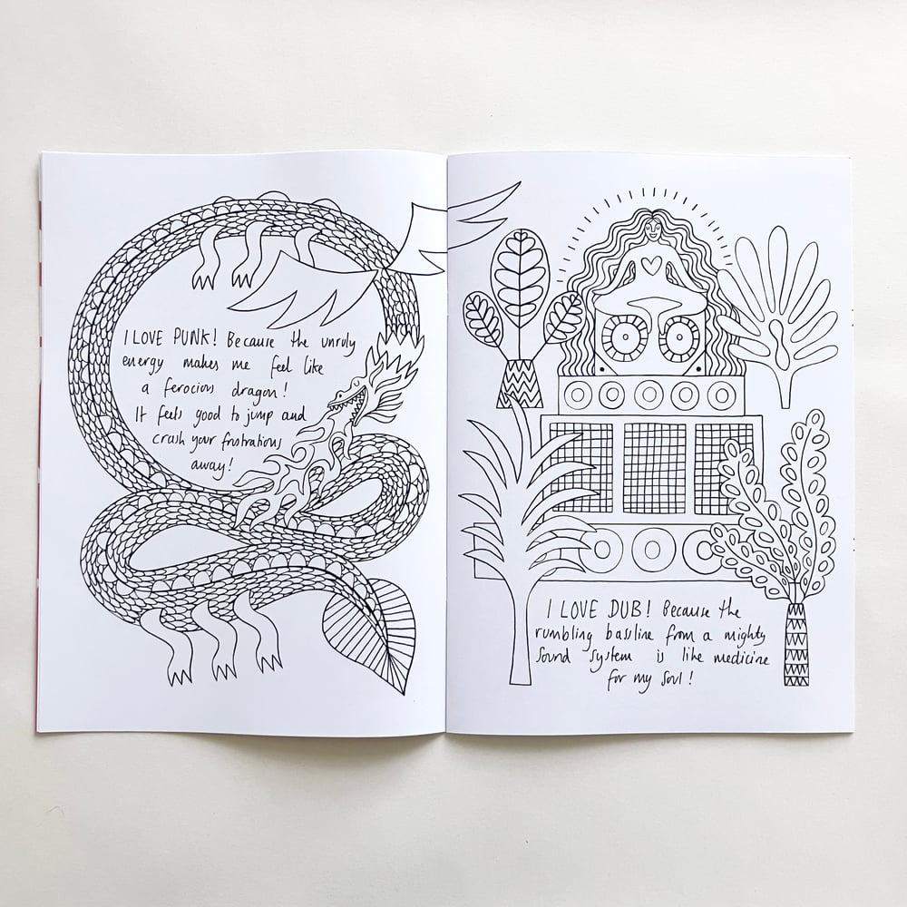 Magical Music colouring book