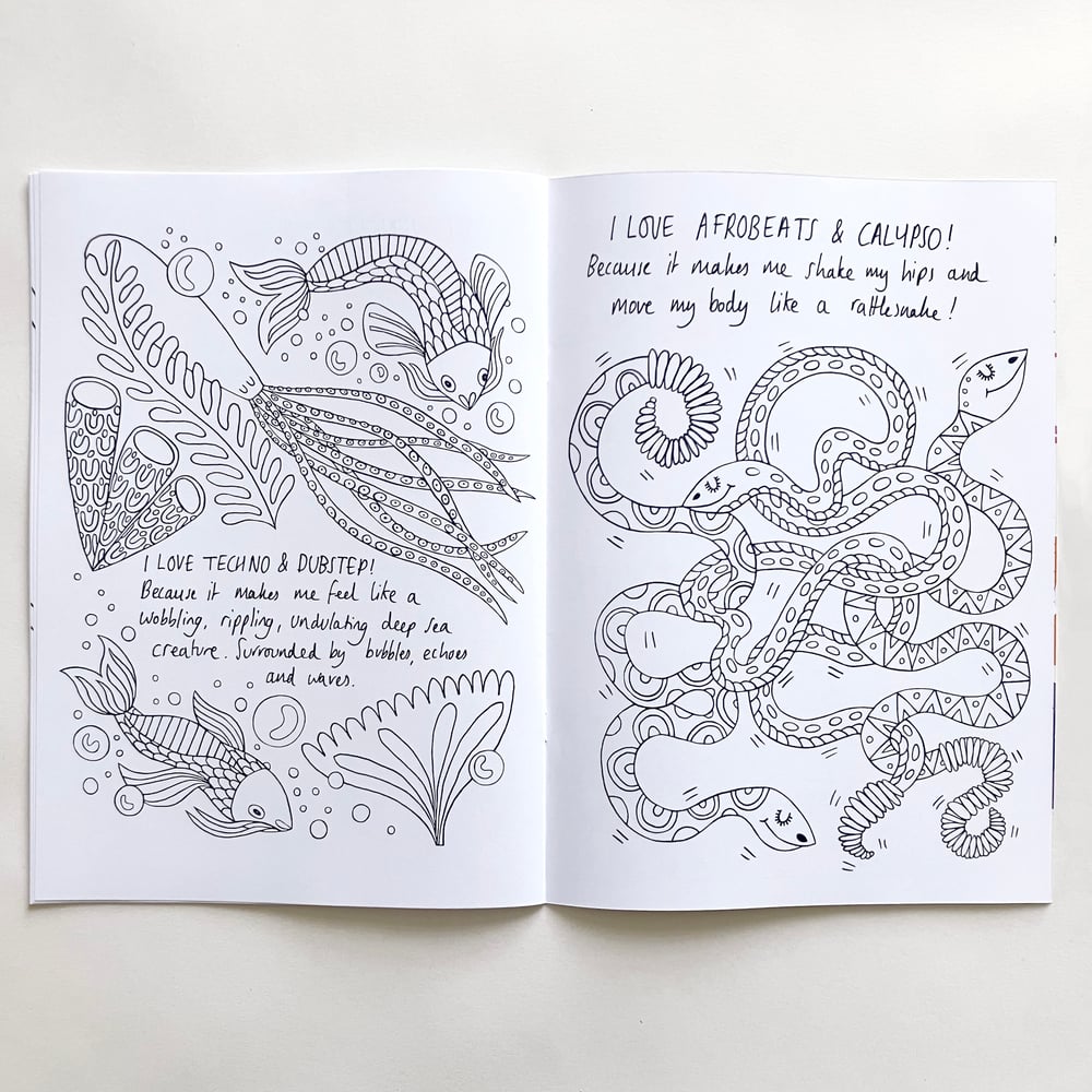 Magical Music colouring book