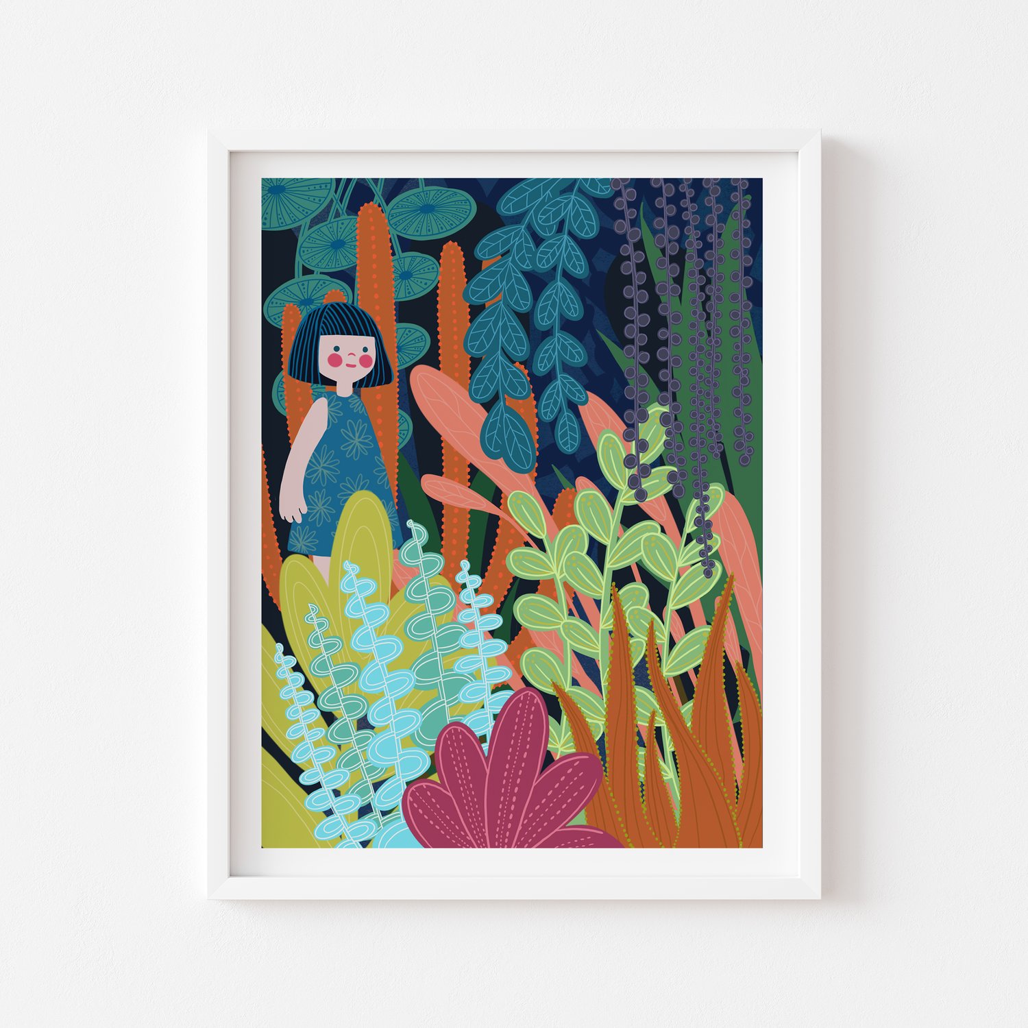 "Garden Girl" Artist Print