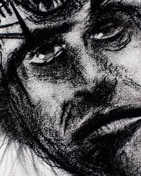Image 4 of All That We Are 18 x 24" [Original Charcoal Drawing Framed]