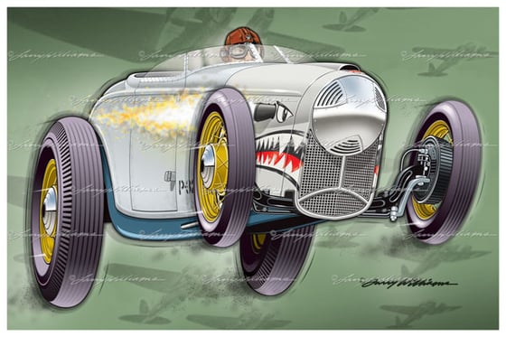 Image of "Foose P-32" Print: 18 x 12"