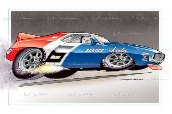 Image of "Trans Am Champion" Print: 18 x 12"