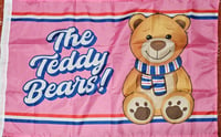 Pink Teddy Bears Flag 