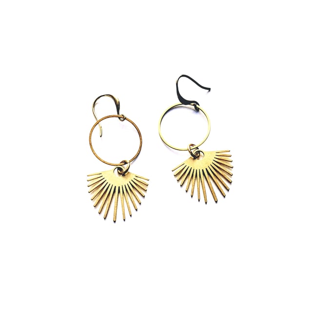 Art Deco Minimalist Earrings 