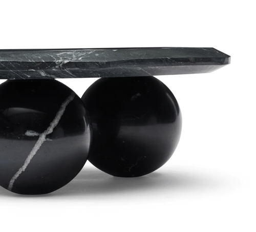 Image of Marble Ball PLatter Black 