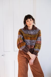 Image 6 of Lynden kid Mohair Sweater (Limited in colour Sable variegated)