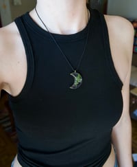 Image 3 of Queen Anne's Moon Necklace