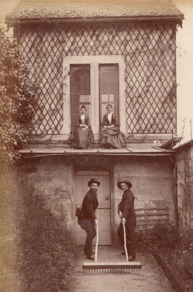 Image of Anonyme: unusual group portrait, ca. 1885